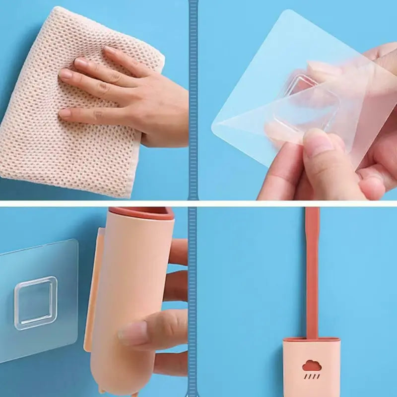 Silicone Toilet Brush Holder Set