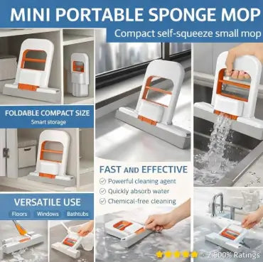FoldGo Squeeze Mop Cleaner