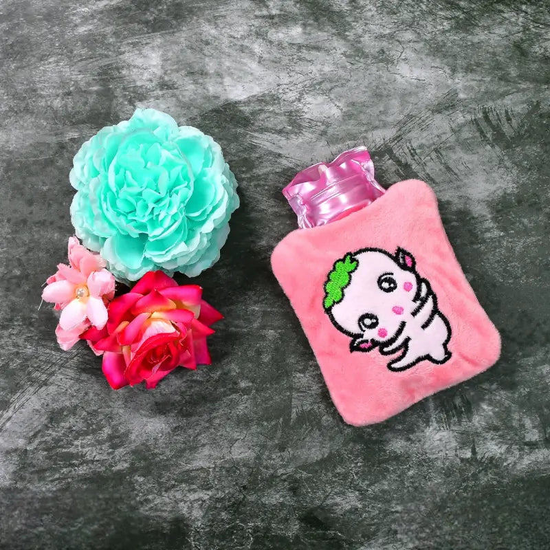 Pink Cartoon Hot Water Bag