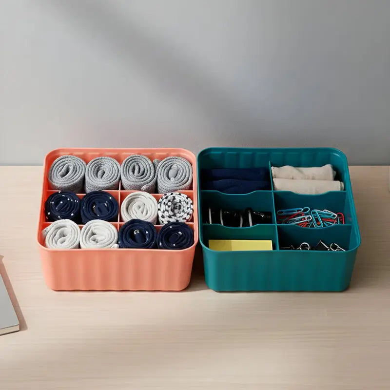 Square 6 Compartment Storage Organizer