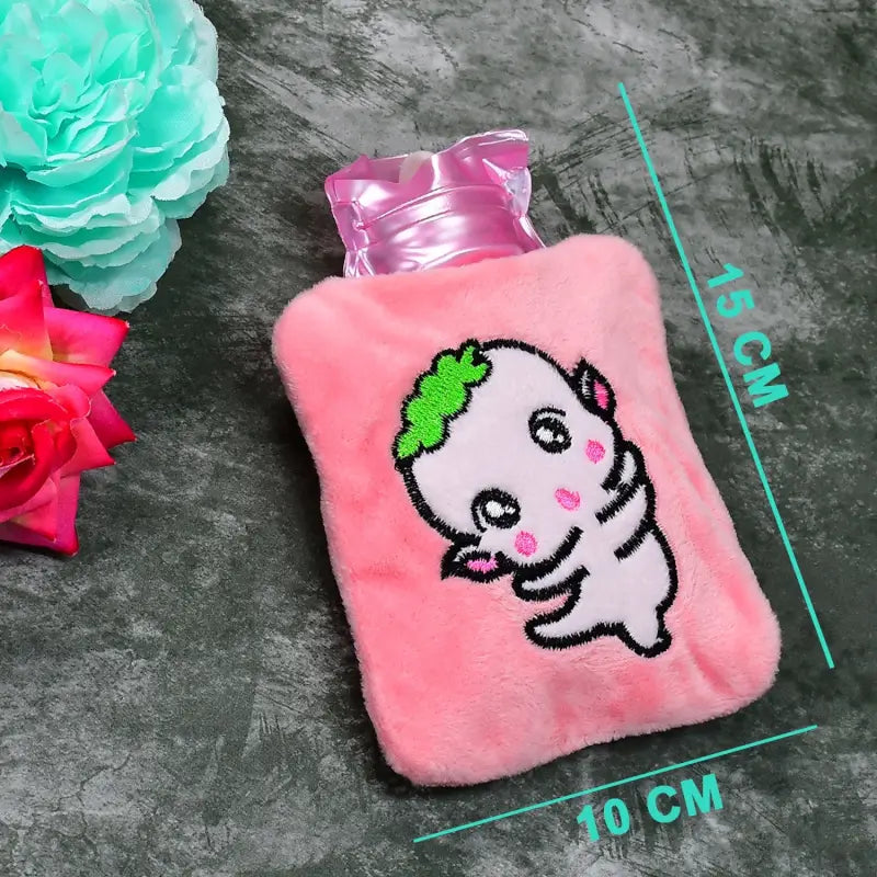 Pink Cartoon Hot Water Bag
