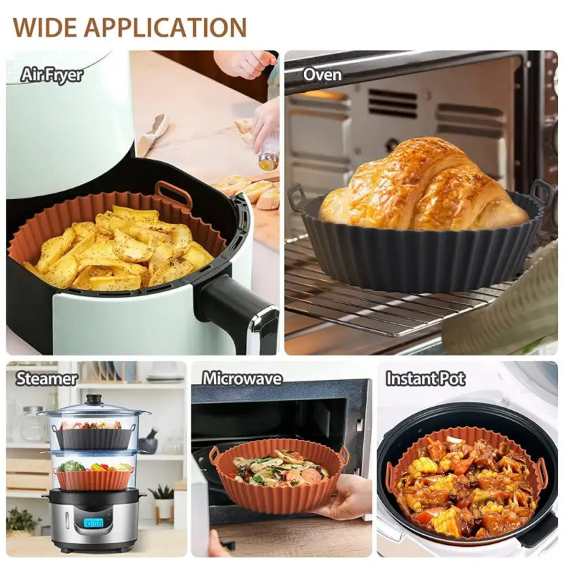 Round Silicone Air Fryer Liner