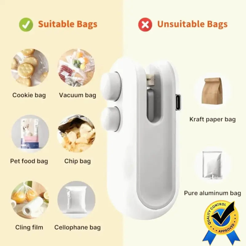 Mini Portable Packet Heat Sealer