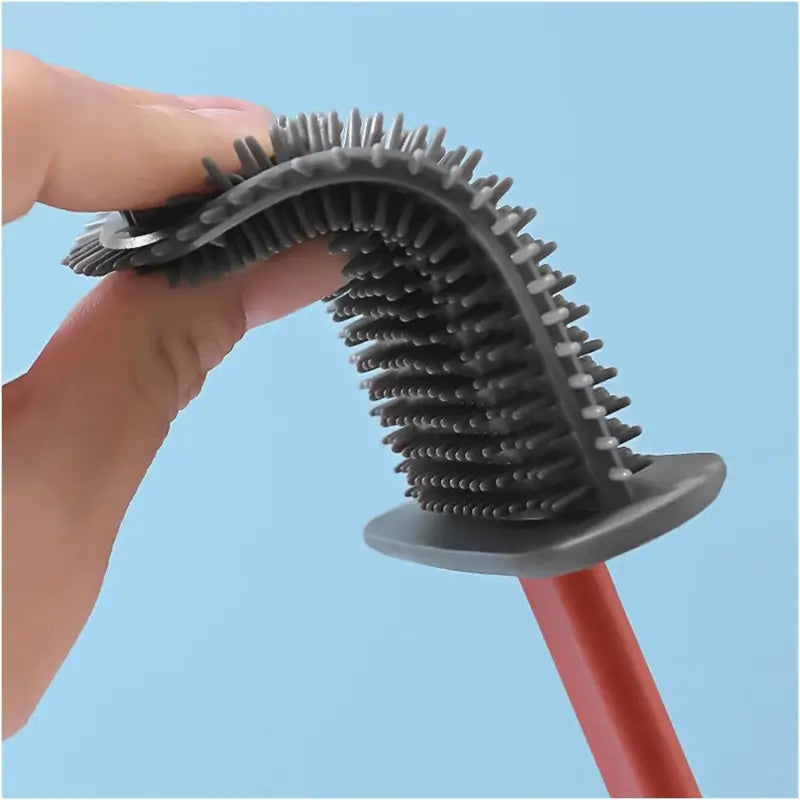 Silicone Toilet Brush Holder Set