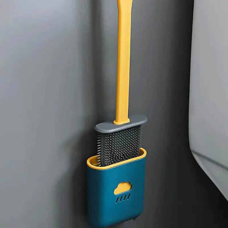 Silicone Toilet Brush Holder Set