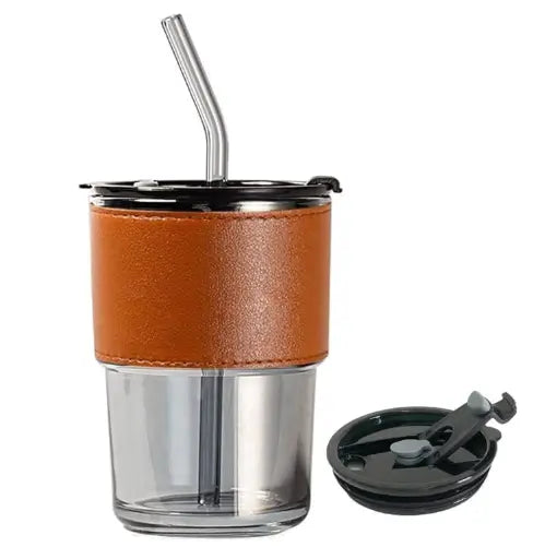 Kosh Glass Tumbler Lid Straw