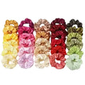 Pack 24 Premium Satin Scrunchies