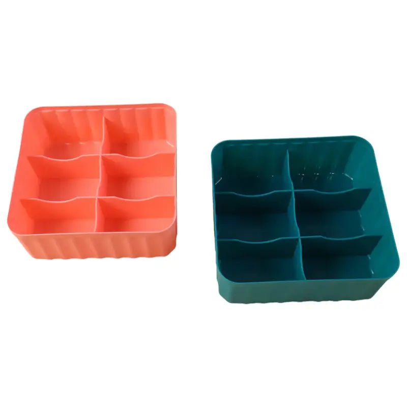 Square 6 Compartment Storage Organizer