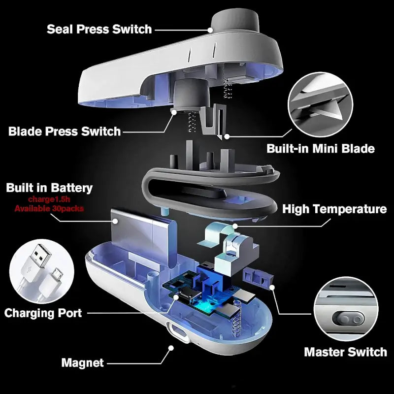 Mini Portable Packet Heat Sealer