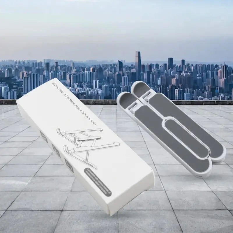 Adjustable foldable multi-angle tablet holder