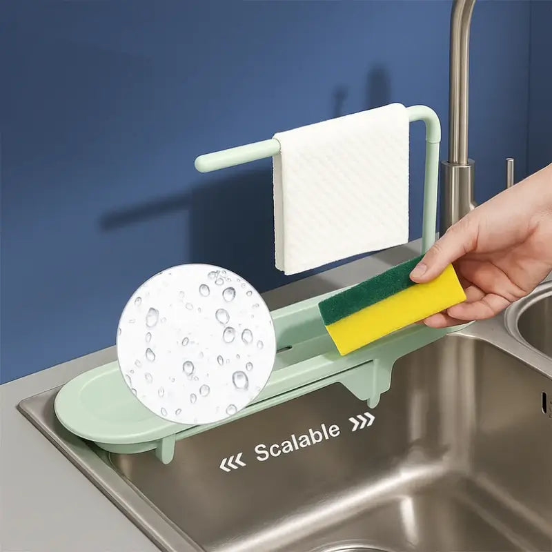 Plastic Adjustable Sink Storage Rack