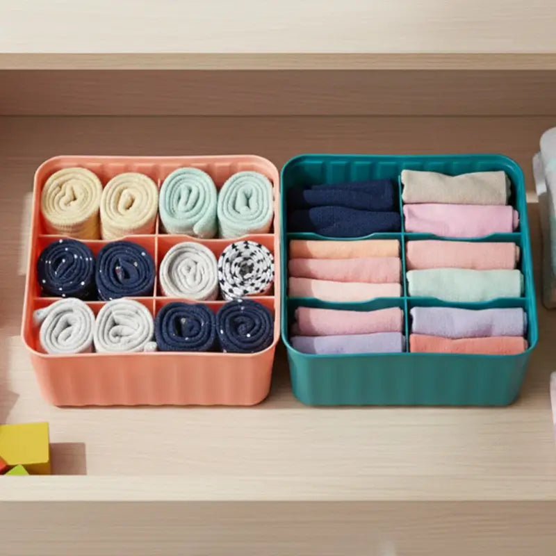 Square 6 Compartment Storage Organizer