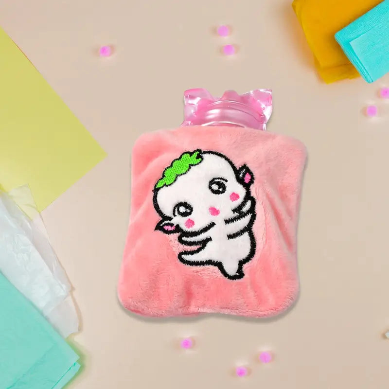 Pink Cartoon Hot Water Bag