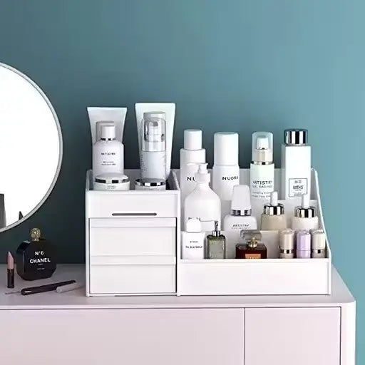 Large Makeup Drawer Organizer Box