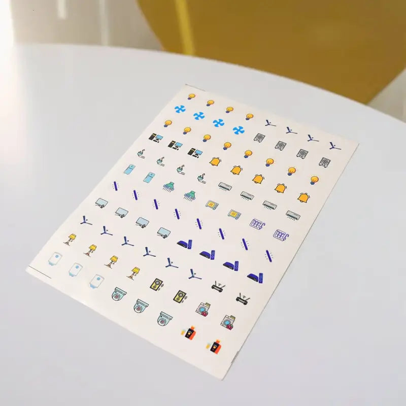 Smart Switch Sticker 88 Labels