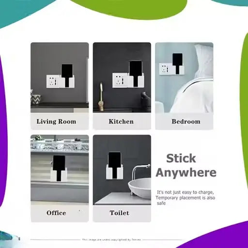 Pack of 2 Wall Phone Holders