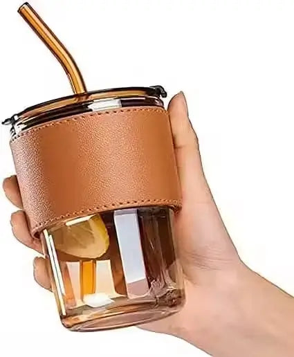 Kosh Glass Tumbler Lid Straw