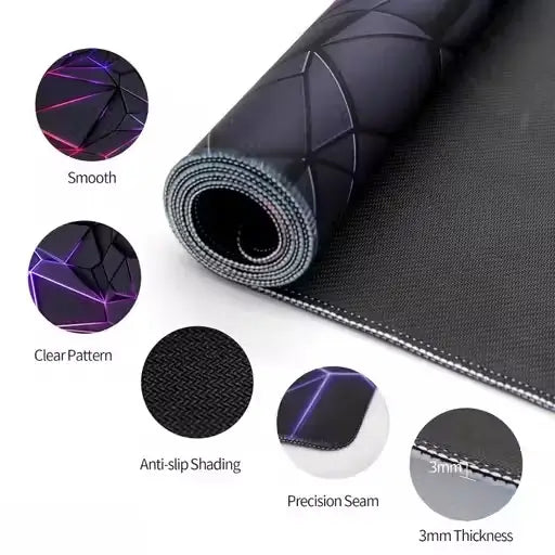 Large Extended Gaming Desk Mat