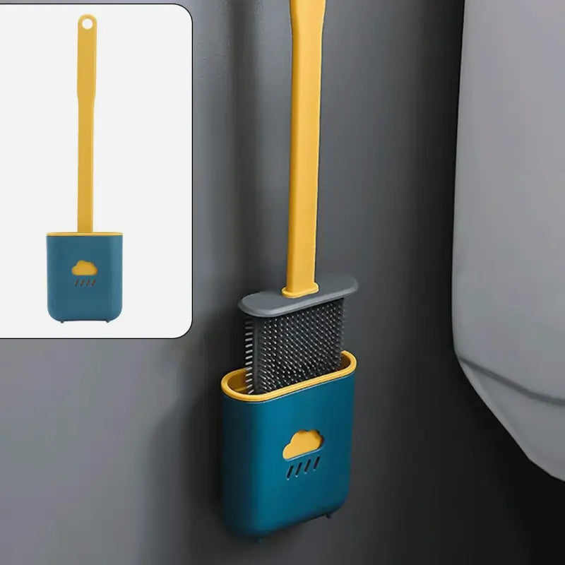 Silicone Toilet Brush Holder Set