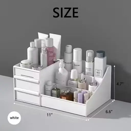 Large Makeup Drawer Organizer Box