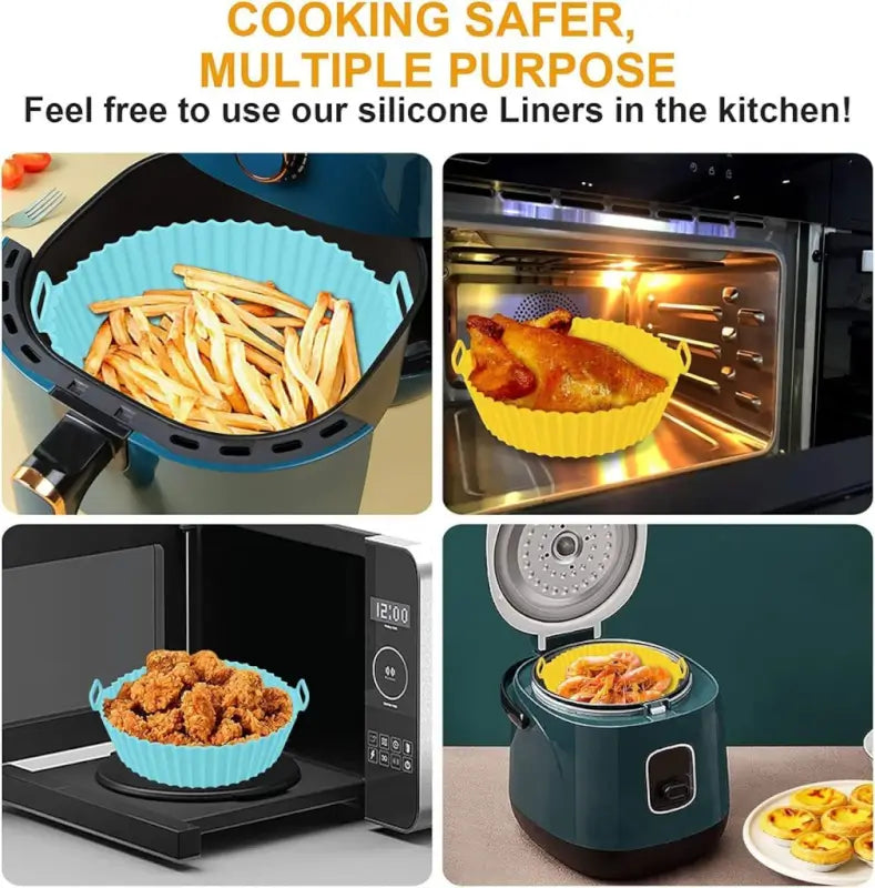 Round Silicone Air Fryer Liner